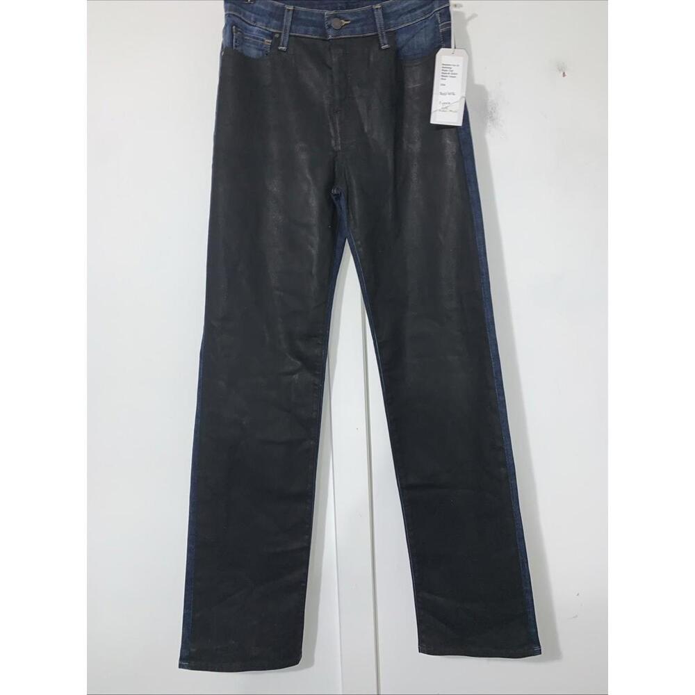 NWT FIDELITY Denim Women‎ 26 High Rise Cali Wide Leg~Blue/Black~Cotton~USA
